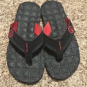 Volcom flip flops